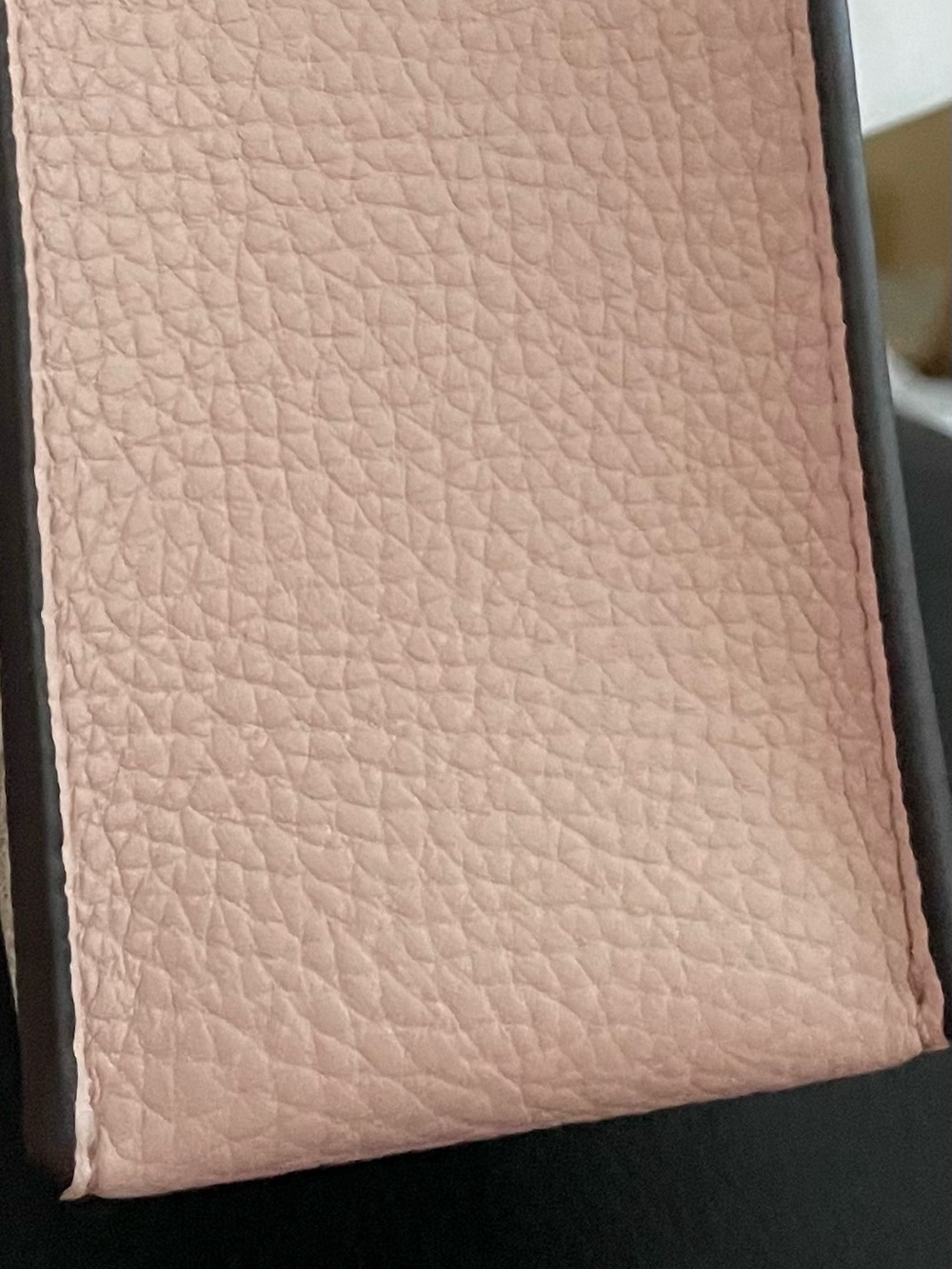 Michael Kors Beige Logo Satchel with Pink Trim - Picture 6 of 6